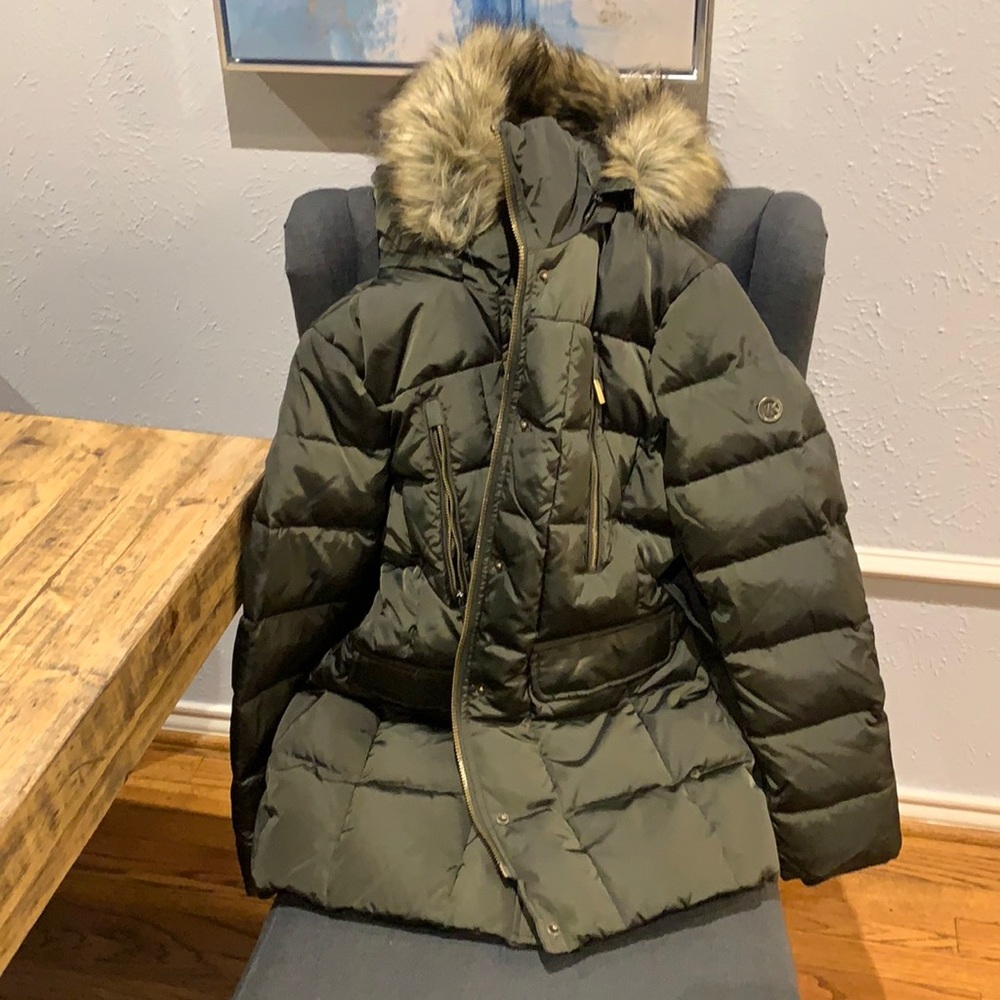 Michael Kors Olive Parka